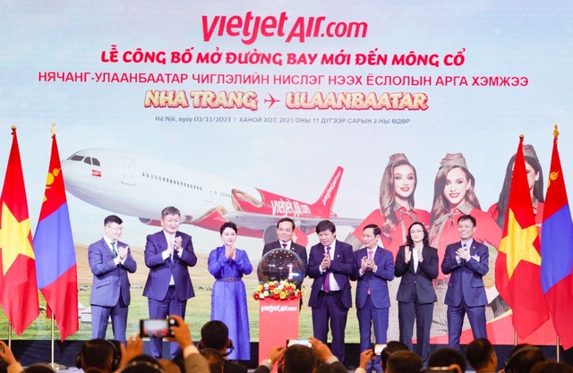 Vietjet công bố đường bay thẳng giữa Ulaanbaatar (Mông Cổ) và Nha Trang  - Ảnh 1.