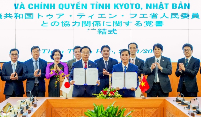 Thừa Thiên Huế và Kyoto (Nhật Bản) hợp tác về giáo dục, bảo tồn di sản, du lịch và kinh tế- Ảnh 1.