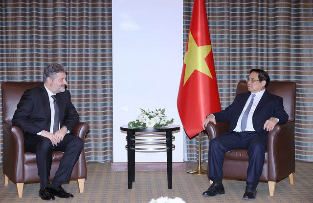 Thủ tướng Phạm Minh Chính tiếp lãnh đạo các tập đoàn kinh tế hàng đầu Thổ Nhĩ Kỳ- Ảnh 1.