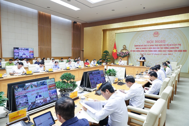 Thủ tướng chủ trì Hội nghị trực tuyến toàn quốc về công tác phòng cháy, chữa cháy - Ảnh 3.
