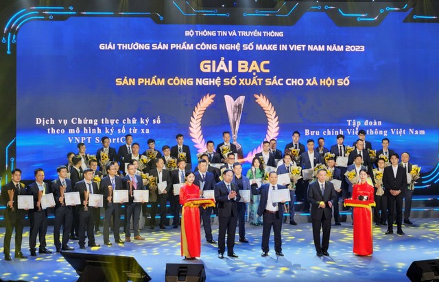 VNPT 'chinh phục' sản phẩm số Make in Vietnam 2023- Ảnh 1.