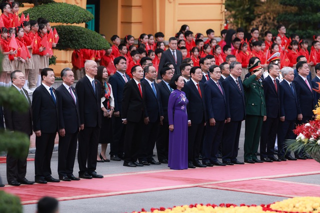 Tổng Bí thư Nguyễn Phú Trọng chủ trì lễ đón cấp Nhà nước Tổng Bí thư, Chủ tịch Trung Quốc Tập Cận Bình- Ảnh 7.