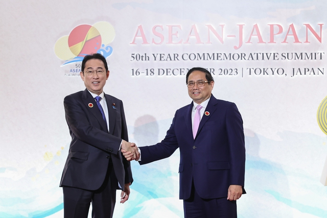 Thủ tướng Phạm Minh Chính dự Hội nghị cấp cao kỷ niệm 50 năm quan hệ ASEAN-Nhật Bản- Ảnh 1.