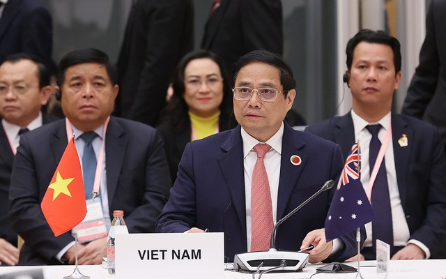 Thủ tướng Phạm Minh Chính: Chung ý chí, quyết tâm cao và hành động quyết liệt hướng tới một châu Á phát triển phát thải ròng bằng 0- Ảnh 2.
