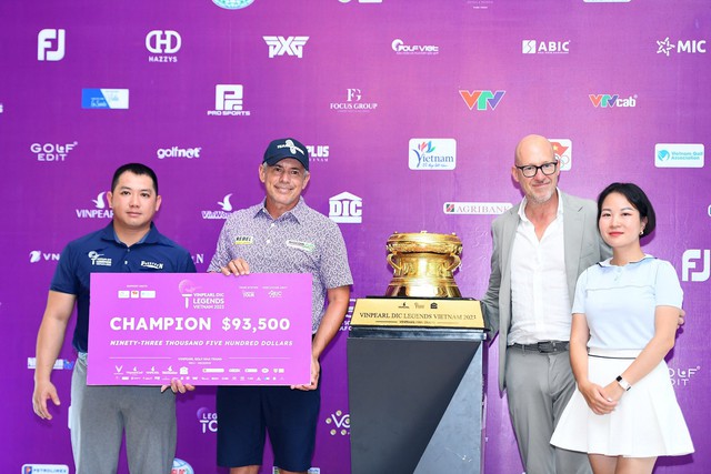 Golf thủ người Brazil vô địch Vinpearl DIC Legends Việt Nam 2023