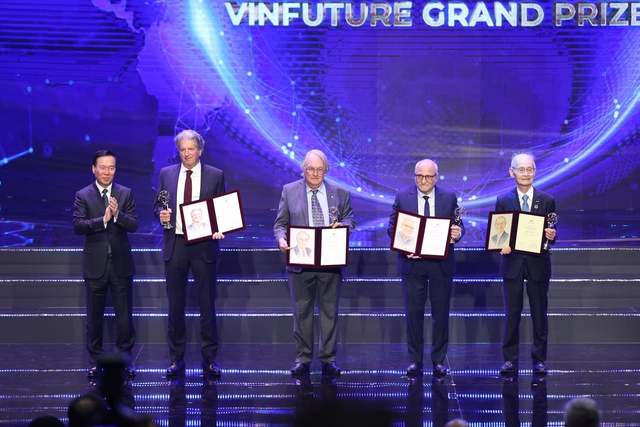 VinFuture 2023 vinh danh 4 phát minh đột phá, chung sức xây dựng tương lai bền vững- Ảnh 1.