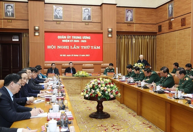 Tổng Bí thư Nguyễn Phú Trọng chủ trì Hội nghị Quân ủy Trung ương- Ảnh 4.