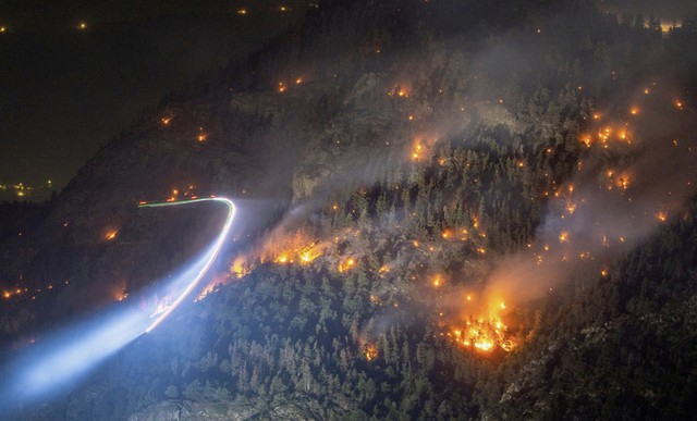 Cháy rừng ở Thụy Sĩ