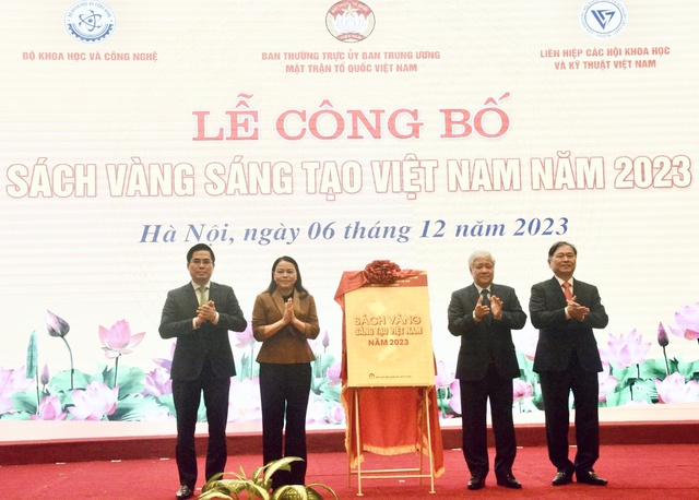 Sách vàng Sáng tạo Việt Nam 2023: Lan tỏa khát vọng sáng tạo, đam mê nghiên cứu khoa học- Ảnh 1.
