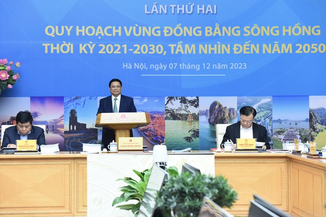 Thủ tướng chủ trì hội nghị về quy hoạch vùng Đồng bằng sông Hồng- Ảnh 2.