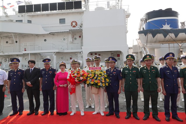 Tàu tuần tra Lực lượng Bảo vệ bờ biển Nhật Bản thăm TP. Đà Nẵng - Ảnh 1.
