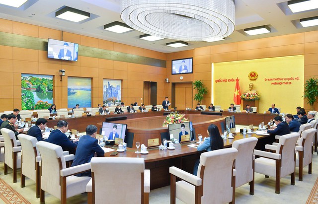 Bế mạc phiên họp thứ 20 của Ủy ban Thường vụ Quốc hội - Ảnh 1.