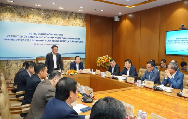 Bộ trưởng Công Thương: EVN, PVN, TKV cần phối hợp, chia sẻ trách nhiệm khi giải quyết vấn đề - Ảnh 1. Bộ trưởng Công Thương: EVN, PVN, TKV cần phối hợp, chia sẻ trách nhiệm khi giải quyết vấn đề - Ảnh 1.