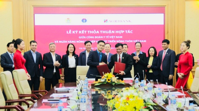 Ký kết thỏa thuận hợp tác giữa Agribank và Công đoàn Y tế Việt Nam - Ảnh 1.