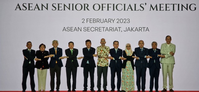 Rà soát công tác chuẩn bị cho Hội nghị hẹp Bộ trưởng Ngoại giao ASEAN - Ảnh 1.