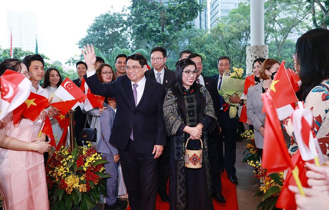Thủ tướng Phạm Minh Chính bắt đầu thăm chính thức Cộng hòa Singapore - Ảnh 3.