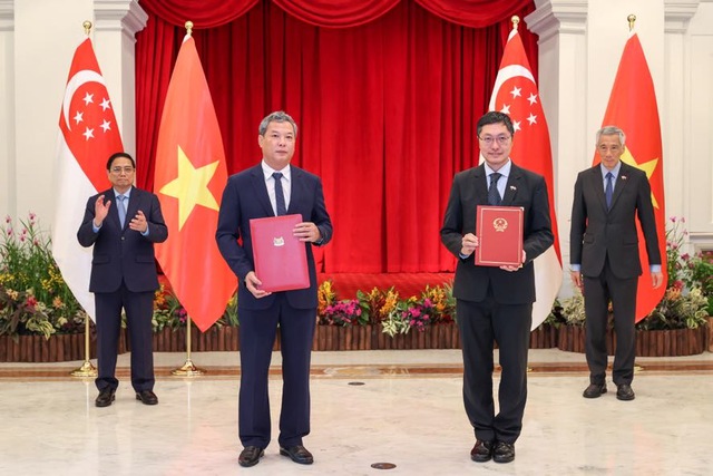 Việt Nam và Singapore thiết lập Quan hệ Đối tác kinh tế số-kinh tế xanh - Ảnh 4.
