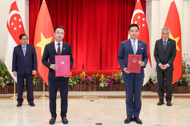 Việt Nam và Singapore thiết lập Quan hệ Đối tác kinh tế số-kinh tế xanh - Ảnh 3.
