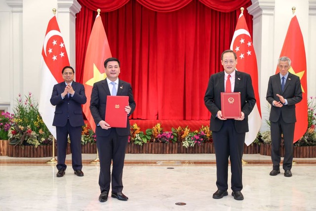 Việt Nam và Singapore thiết lập Quan hệ Đối tác kinh tế số-kinh tế xanh - Ảnh 2.