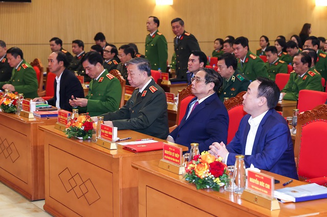 Thủ tướng Phạm Minh Chính và các đại biểu dự Hội nghị - Ảnh: VGP/Nhật Bắc