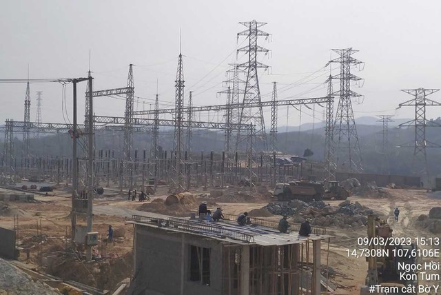 Hoàn thành dự  án phục vụ nhập khẩu điện từ Lào trong tháng 3 - Ảnh 1.