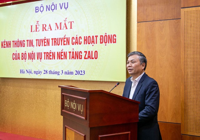 Ra mắt kênh thông tin, tuyên truyền các hoạt động của Bộ Nội vụ trên Nền tảng Zalo - Ảnh 2. Ra mắt kênh thông tin, tuyên truyền các hoạt động của Bộ Nội vụ trên Nền tảng Zalo - Ảnh 2.
