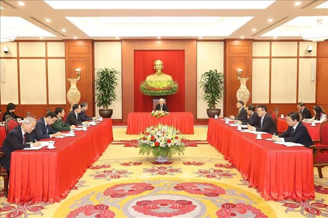 Tổng Bí thư Nguyễn Phú Trọng điện đàm cấp cao với Tổng thống Hoa Kỳ Joe Biden - Ảnh 2.
