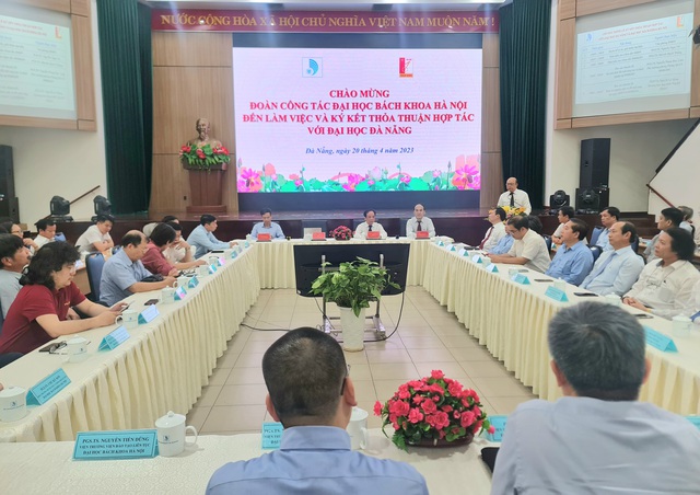 Đại học Đà Nẵng và Đại học Bách khoa Hà Nội ký kết thỏa thuận hợp tác  - Ảnh 1.