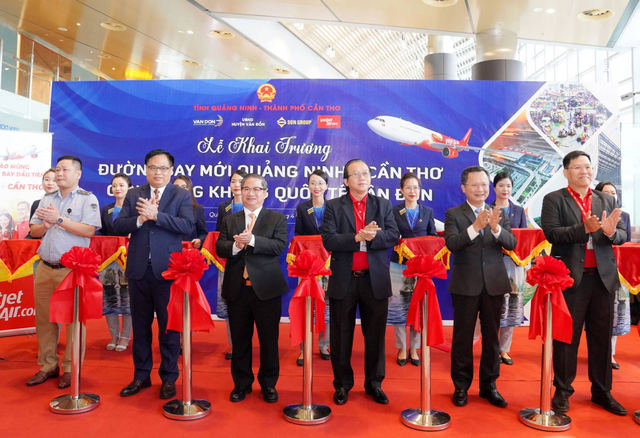 Vietjet chính thức khai trương đường bay Cần Thơ - Vân Đồn  - Ảnh 1.