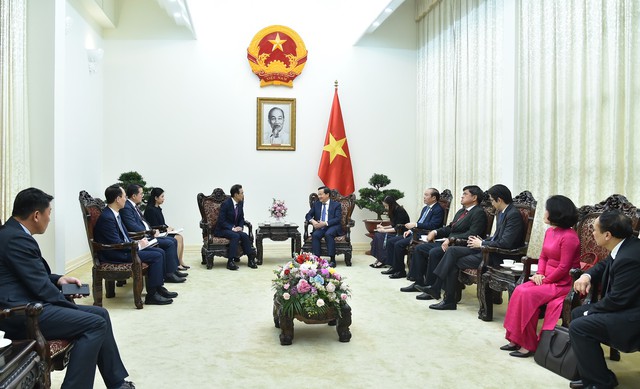 Phó Thủ tướng Lê Minh Khái tiếp Chủ tịch Liên đoàn Hợp tác xã Nông nghiệp quốc gia Hàn Quốc - Ảnh 3.