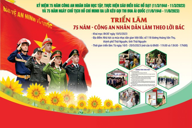 Triển lãm '75 năm - Công an nhân dân làm theo lời Bác' - Ảnh 1. Triển lãm '75 năm - Công an nhân dân làm theo lời Bác' - Ảnh 1.