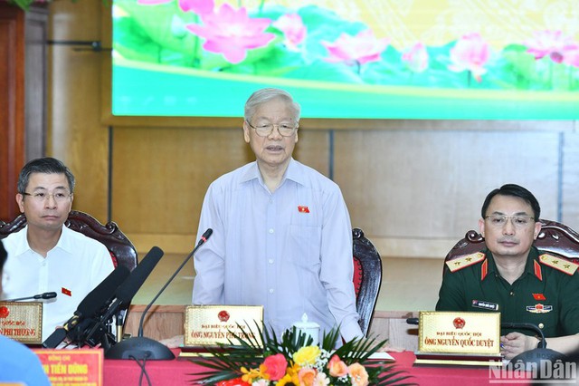 Tổng Bí thư Nguyễn Phú Trọng: Hà Nội phải gương mẫu đi đầu thực hiện đấu tranh phòng, chống tham nhũng, tiêu cực - Ảnh 2.