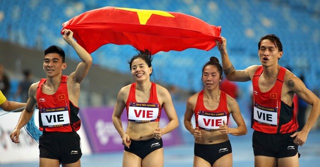 Đoàn thể thao Việt Nam xuất sắc hoàn thành mục tiêu giành huy chương tại SEA Games 32 - Ảnh 1.