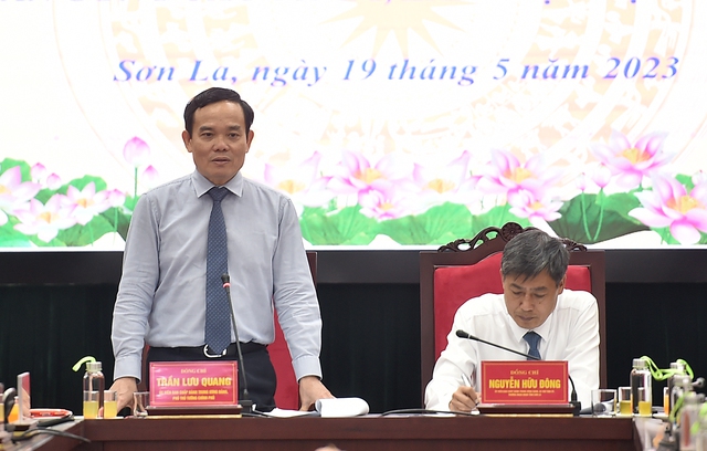 Phó Thủ tướng Trần Lưu Quang thăm, làm việc tại tỉnh Sơn La - Ảnh 1.
