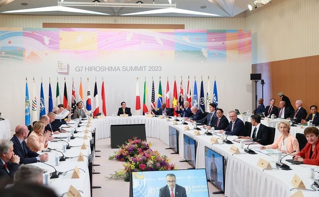 Thủ tướng Phạm Minh Chính tham dự Hội nghị Thượng đỉnh G7 mở rộng - Ảnh 3.