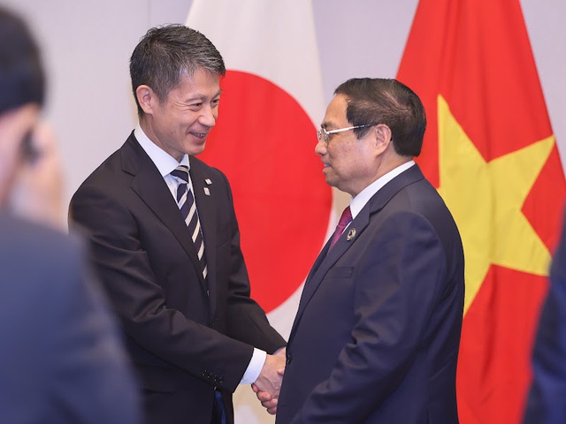 Thủ tướng Phạm Minh Chính tiếp Thống đốc tỉnh Hiroshima, Nhật Bản - Ảnh 1.