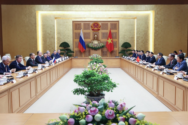 Thủ tướng Phạm Minh Chính tiếp Chủ tịch Đảng nước Nga thống nhất, Phó Chủ tịch Hội đồng an ninh LB Nga Dmitry Medvedev  - Ảnh 3.