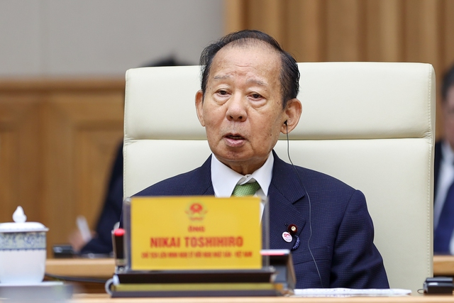 Thủ tướng Phạm Minh Chính tiếp Chủ tịch Liên minh nghị sĩ hữu nghị Nhật – Việt - Ảnh 3.