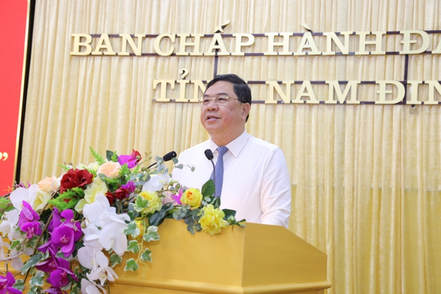 Nỗ lực hiện thực hóa khát vọng xây dựng tỉnh Nam Định phát triển nhanh, bền vững - Ảnh 2.
