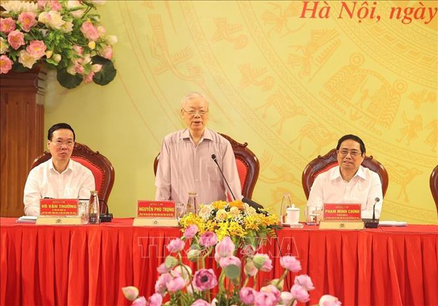 Phát biểu của Tổng Bí thư Nguyễn Phú Trọng tại Hội nghị Đảng ủy Công an Trung ương   - Ảnh 1.