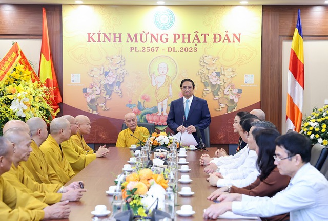 Thủ tướng Phạm Minh Chính chúc mừng Đại lễ Phật đản - Ảnh 2.
