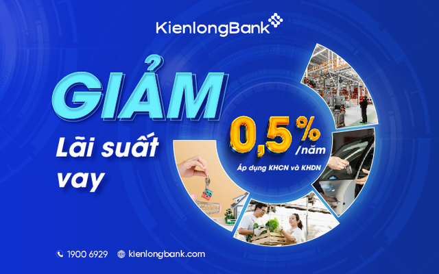 Tiếp tục giảm lãi suất cho vay, KienlongBank không ngừng hỗ trợ khách hàng - Ảnh 1.