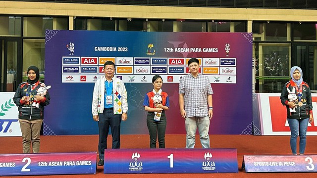 Bảng tổng sắp huy chương ASEAN Para Games 12: Đoàn Việt Nam hoàn thành xuất sắc chỉ tiêu - Ảnh 2.