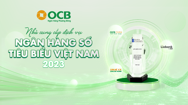 OCB - nhà cung cấp dịch vụ ngân hàng số tiêu biểu Việt Nam năm 2023 - Ảnh 1.