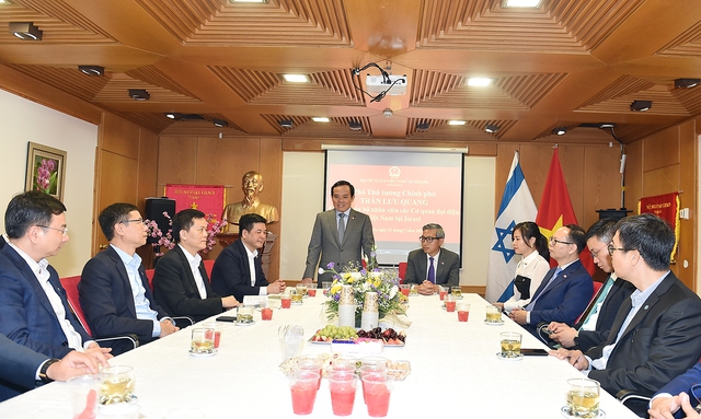 Phó Thủ tướng Trần Lưu Quang gặp mặt cộng đồng người Việt Nam tại Israel - Ảnh 1.