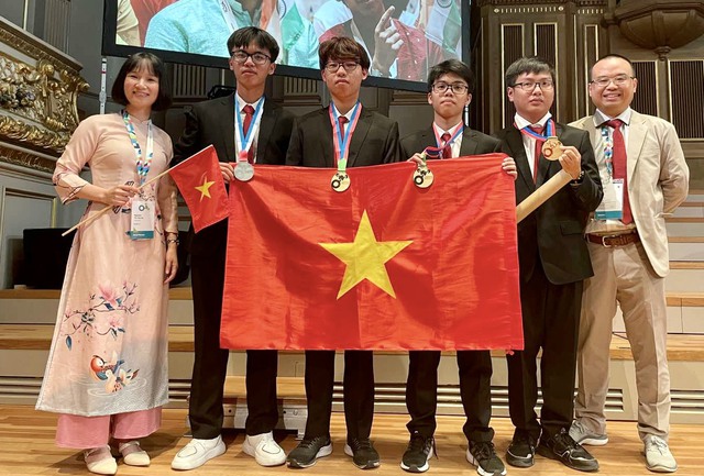 Đội tuyển Việt Nam giành 3 Huy chương Vàng, 1 Huy chương Bạc Olympic Hóa học quốc tế - Ảnh 1.