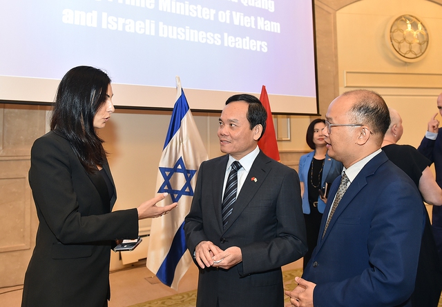 Phó Thủ tướng Trần Lưu Quang tiếp các doanh nghiệp Israel - Ảnh 3.