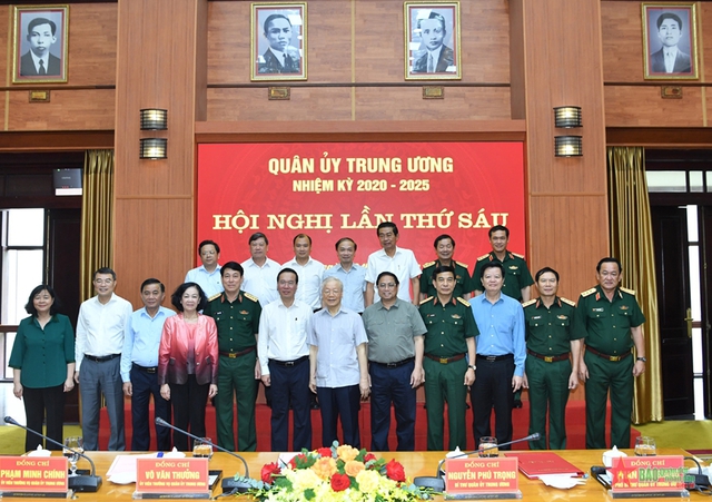 Tổng Bí thư Nguyễn Phú Trọng chủ trì Hội nghị Quân ủy Trung ương lần thứ 6  - Ảnh 3.