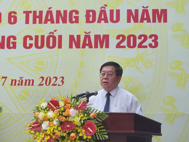 Ban Tuyên giáo Trung ương sơ kết công tác tuyên giáo 6 tháng đầu năm 2023  - Ảnh 1.