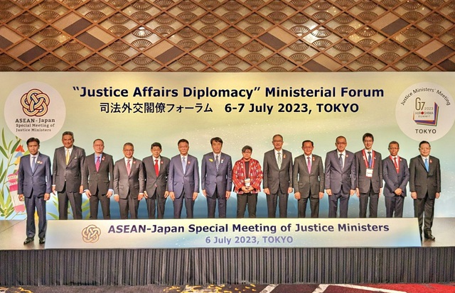 Hội nghị đặc biệt Bộ trưởng Bộ Tư pháp ASEAN-Nhật Bản: Khởi đầu cho sáng kiến ngoại giao Tư pháp của Nhật Bản - Ảnh 1.